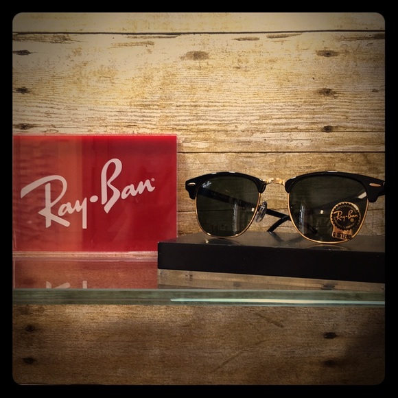 New Ray-Ban Clubmaster Sunglasses - Picture 1 of 5